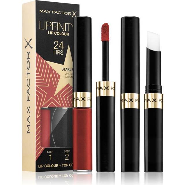 Max Factor Lipfinity Rising Stars Långvarig flytande läppstift Med balsam Skugga 084 Rising Star 2 st.