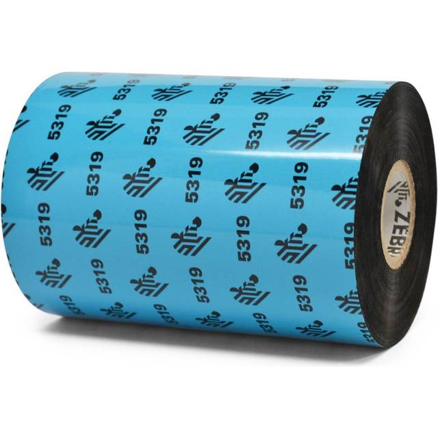 Zebra 5319 performance Wax thermal ribbon 450 m Black