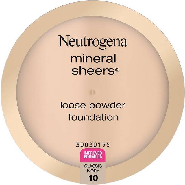 Neutrogena, Mineral Sheer, Loose Powder Foundation, Classic Ivory 10, 0.19 oz (5.5 g)