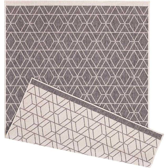 Duo Weave Indoor/Outdoor Rug Diamonds Grey 170 X 120Cm, Grey