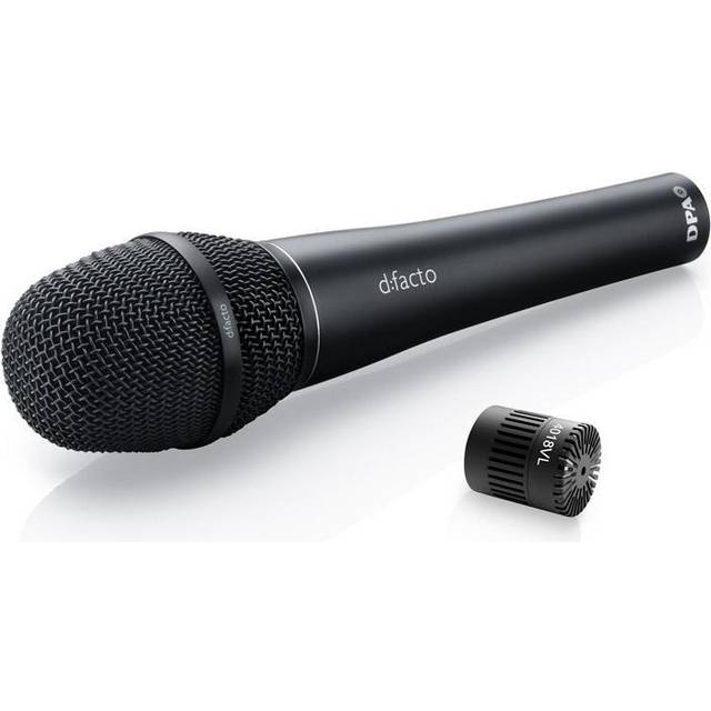 d:facto 4018VL Linear Supercardioid Mic, Wired DPA Handle, Black