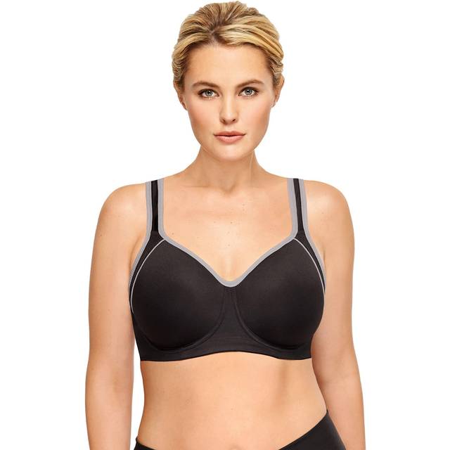 Contour Spacer Sports Bra - BLACK/GRAY - 36E EU (36DD US)