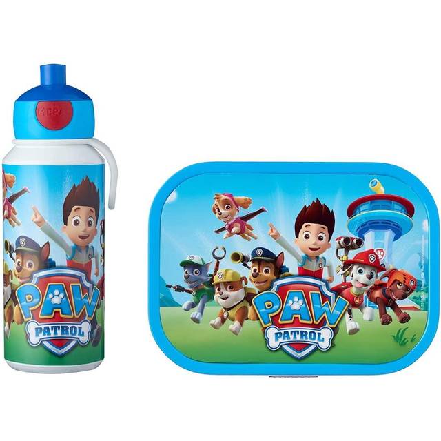 - Lunch Set Campus - Lunch Set for Children with Pop-Up Drink Bottle & Lunch Box - Lunch Set for School or On The Go - BPA-Free - 400 ml + 750 ml -