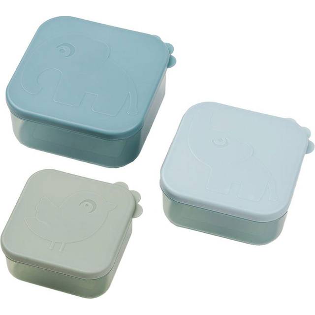 Done By Deer Snack Box 3-pack Deer Friends (Blue)