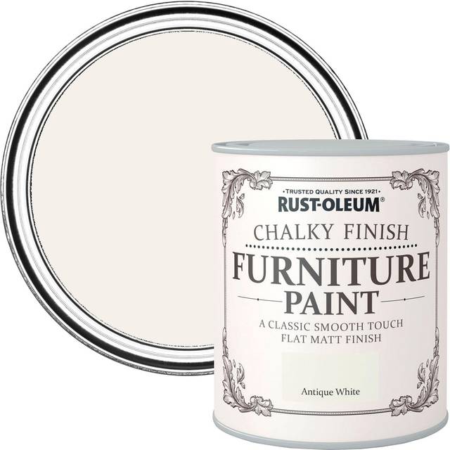Rust-oleum - Chalk Chalky Furniture Paint Antique White 2.5L