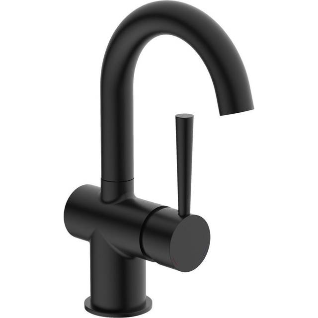 SCHÃTTE Basin Mixer Tap Mixer Faucet CORNWALL with Lateral Handle Matte Black