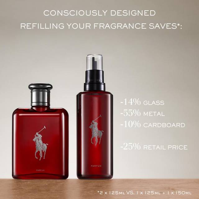 Ralph Lauren Polo Red Parfum - 150 ML REFILL  Eau de Parfum  Men&#39;s Perfumes