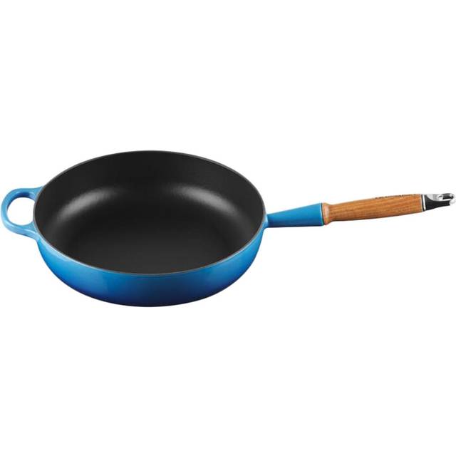 Le Creuset Le Creuset Signature frying pan wooden handle 28 cm Azure blue
