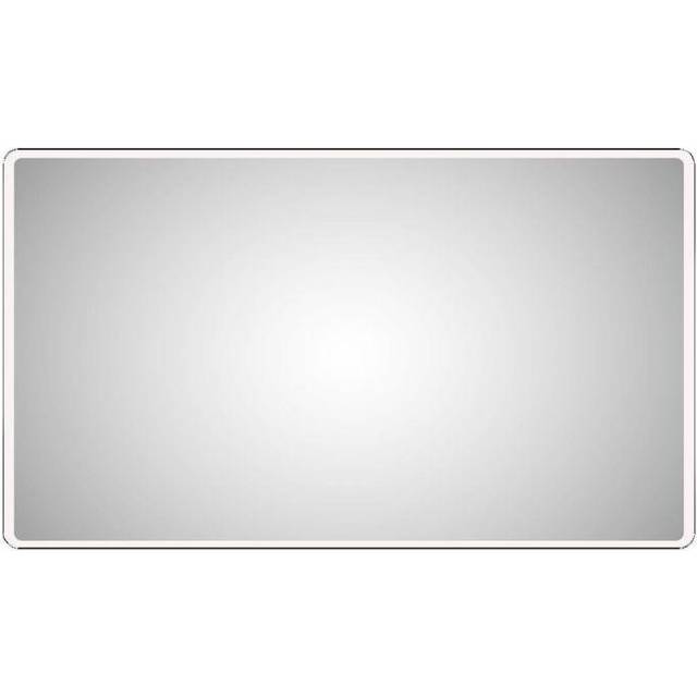 LED Lighted Framed Wall Mounted Bathroom Mirror Talos - Silver;Black (70 cm H x 120 cm W)