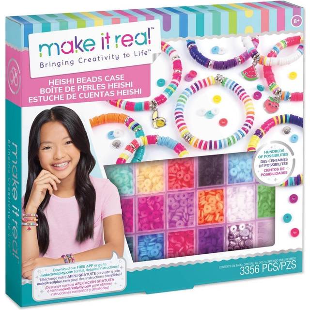 Make It Real Heishi Beads Case Craft Set