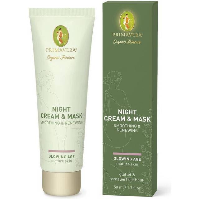 Primavera Pleje Ansigtspleje Night Cream & Mask Smoothing & Renewing 50ml