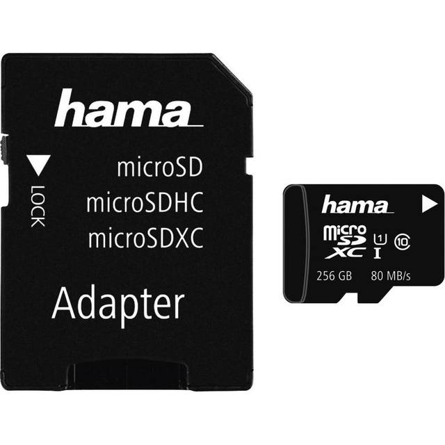 Hama MicroSDXC 256 GB C10 UHS-I 80 mb/s