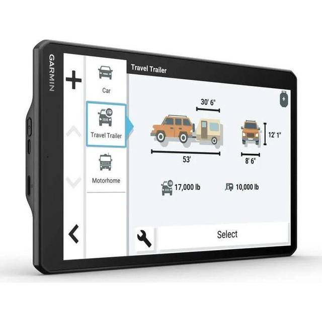 Garmin Camper 1095 MT-D, GPS-navigator för husbil och husvagn, DAB-infotrafik, 10" display, Europkarta, Storleksnavigering