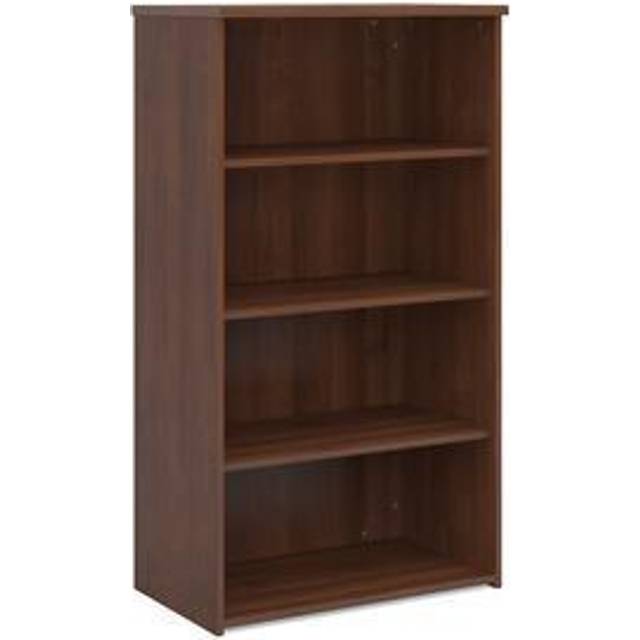 Universal 3 Shelf Storage Bookcase 1440mm High – Walnut