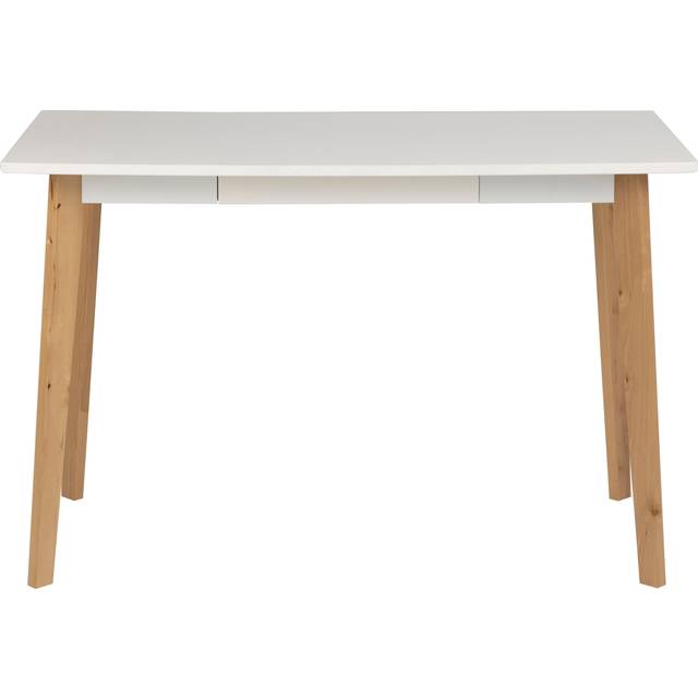 AC Design Furniture skrivbord Medina, B: 117 x D: 58 x H: 75,5 cm, MDF, vit
