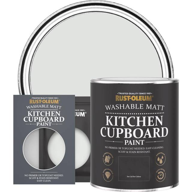 Chalky Kitchen Cupboard Paint - Library Grey - Library Grey