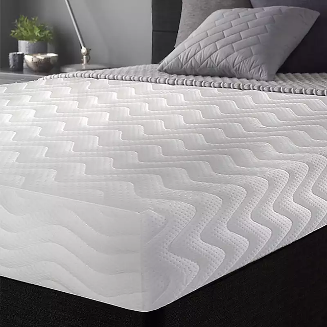 Aspire Double Cool Blue Relief Memory Foam Mattress - Aspire Beds - White