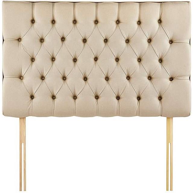 Silentnight Florence Upholstered Headboard Ebony Single (3')