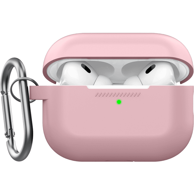 KeyBudz Elevate, laddningsfodral med hänge för Apple AirPods Pro 2, rosa