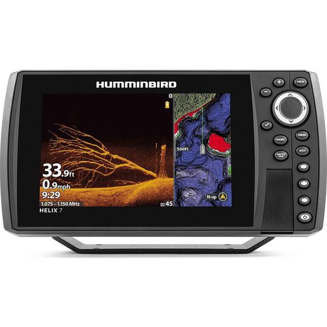 Plotter Humminbird HELIX 7 CHIRP MDI GPS G4N, 7" + ekolodsgivare (CHIRP, DownScan)