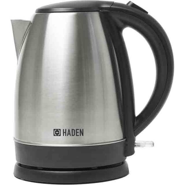Iver Silver Electric Kettle â 1.7L Stainless Steel Kettle with Auto Shut-Off, Boil-Dry Protection, and Convenient 360 Swivel Base â Lightweight