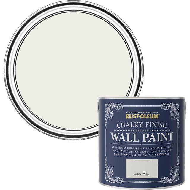 Rust-Oleum Chalky Finish 2.5-Litre Wall Paint &Ndash; Antique White