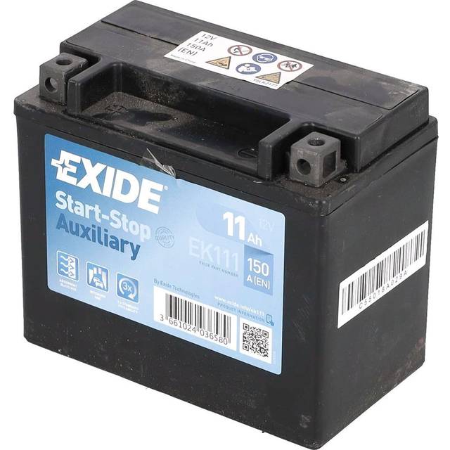 Exide Start-stop Auxiliary EK111 11 Ah - Bilbatteri / Startbatteri - Volvo V70, V60, Xc60, Xc70 - Mercedes E-klass, W205, Vito, Glc