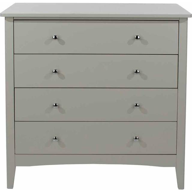 Como 4 Drawer Light Grey Chest of Drawers - 4 Drawers