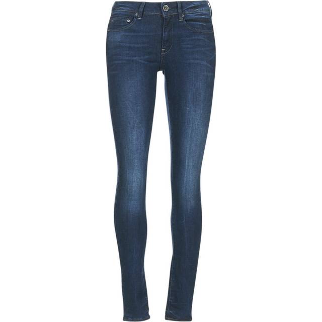 G-STAR RAW Kvinnor medelhög dragkedja mitt i midjan skinny jeans