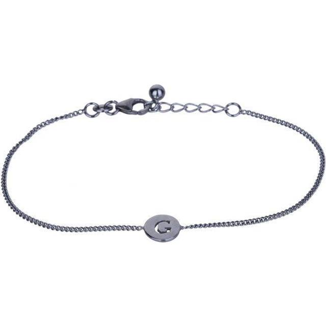 Nordahl Andersen Letter G Oxiderat Silver Armband 825396
