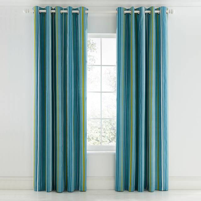 Scion Mr Fox Lined Curtains 66" x 72", Teal - Blue