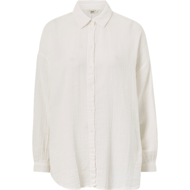 Only - Skjorta onlThyra Oversized Shirt Wvn - Vit