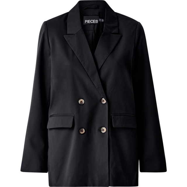 PIECES Dam Pcthelma Ls oversize Noos Blazer, svart, XS