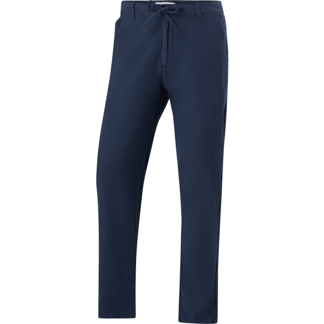 SELECTED HOMME Slh172-Slimtape Brody Linen Pant Noos |Marinblå |XS
