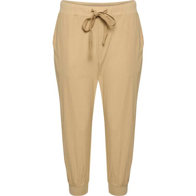 Kaffe Naya Capri Dam Byxor Stl. 38 - Från Magasin - Classic Sand (38)