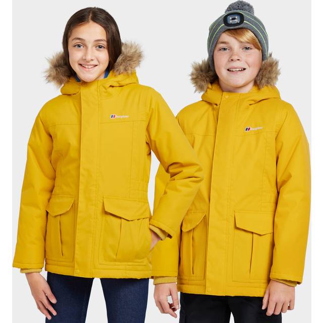 Kids' Fourstones Waterproof Parka, Yellow - 5-6Y