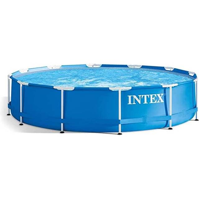 Intex Swimming Pool Above Ground Pool Family Lounge Pool Metal Frame 28210NP