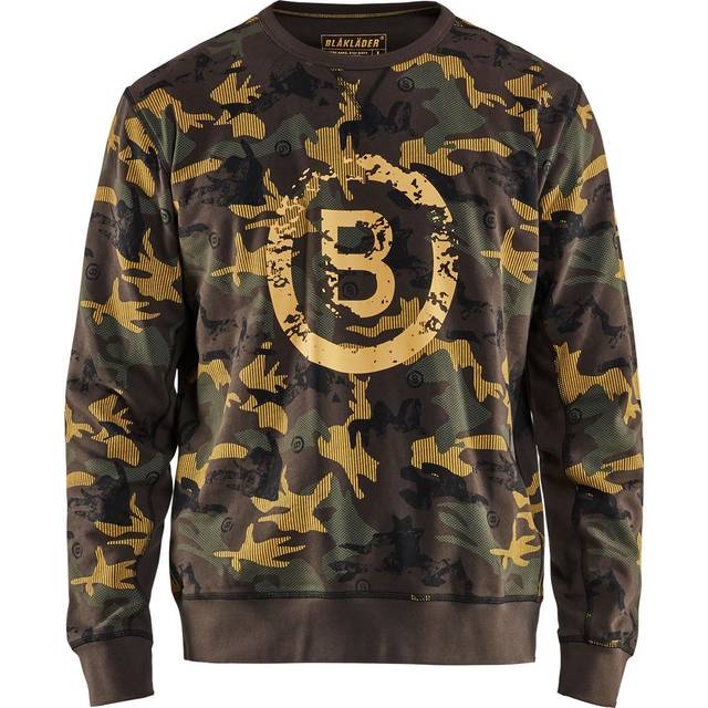 Blaklader 940811584599XXL Limited sweatshirt, mörk olivgrön/svart, storlek XXL