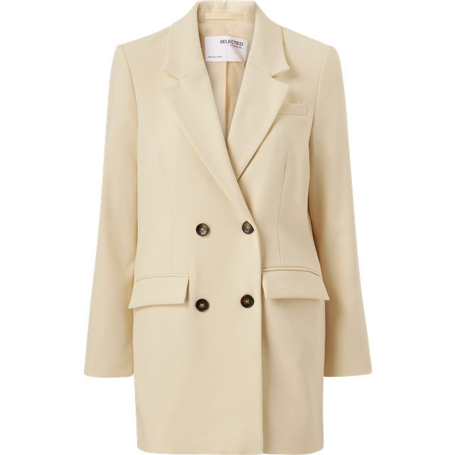 SELECTED HOMME Damer Slfmyla Ls Relaxed Noos Blazer, Björk, 42