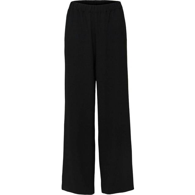 SELECTED FEMME Slftinni-relaxed Mid Waist Wide Pant Black 36/32