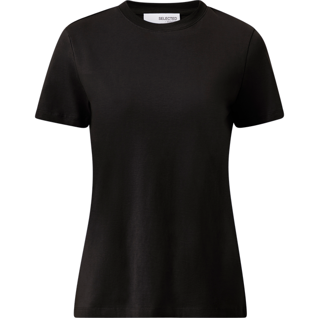 SELECTED HOMME Slhael Ss O-Neck Tee Noos |Svart |M