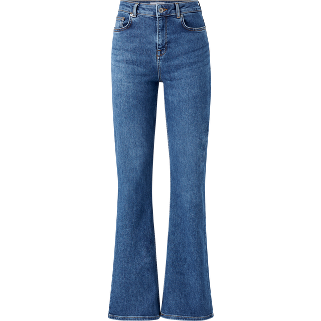 SELECTED FEMME Slftone Hw Mid Blue Bootcut Jeans W Noos |Blå |26 x 32