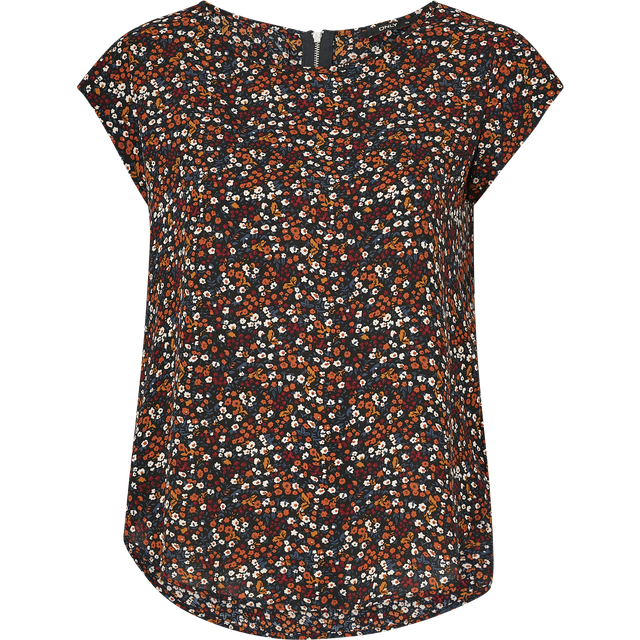 Women's top Only Vic manches courtes - Bleu