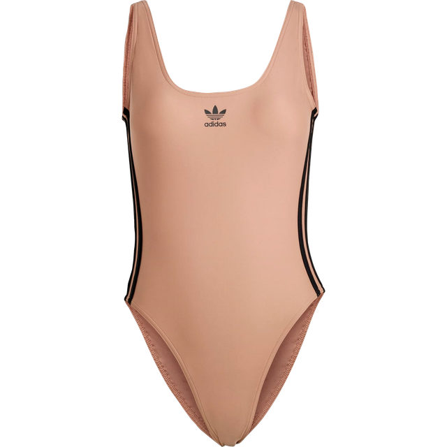 Adicolor 3-Stripes Swimsuit - Clay Strata / White