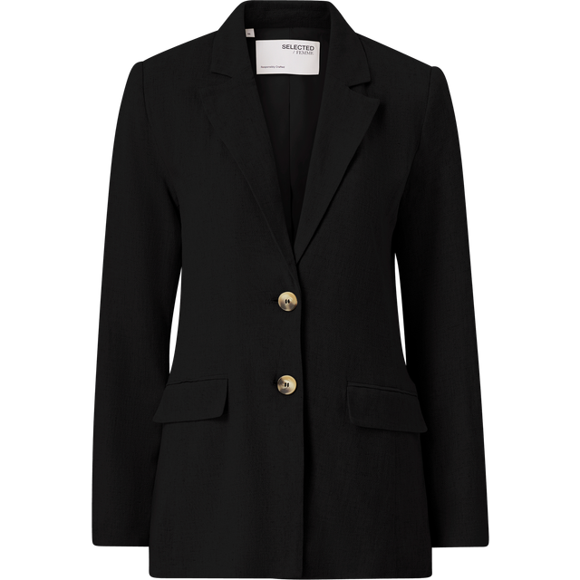 Selected Femme - SLFViva LS Blazer NOOS - Blazer - Black - 40