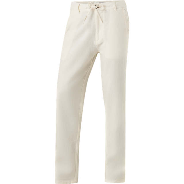 SELECTED HOMME Slh172-Slimtape Brody Linen Pant Noos |Vit |XL