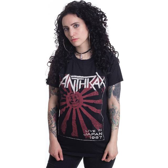 Anthrax men's live in japan short sleeve t-shirt, black, xx-large