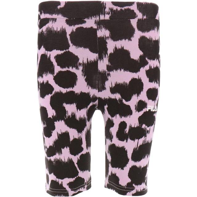 FILA Flicka bad OEYNHAUSEN kort radler, Black Leo Ikat AOP, 158/164, Black Leo Ikat Aop, 158/164 cm
