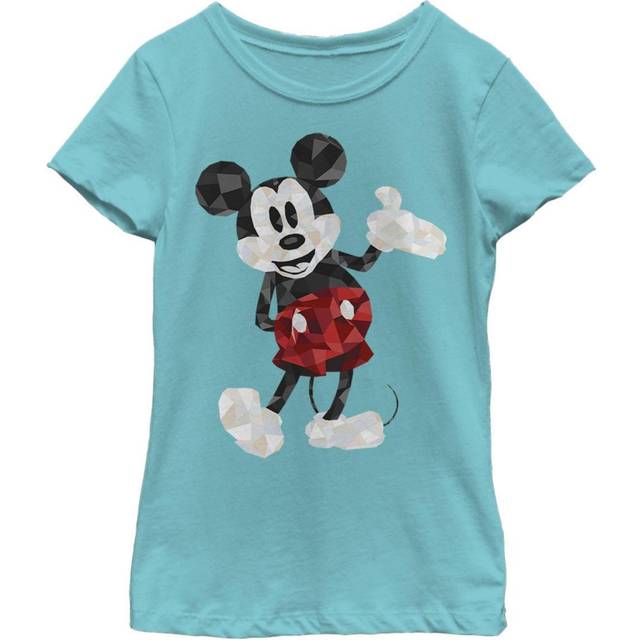Disney Musse och vänner – Musse poly barn crew neck atoll blå 104, Atoll Blue, XS
