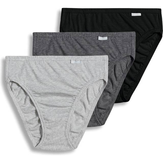 Jockey Women's Underwear Plus Size Elance French Cut - 3 Pack  Midnigh